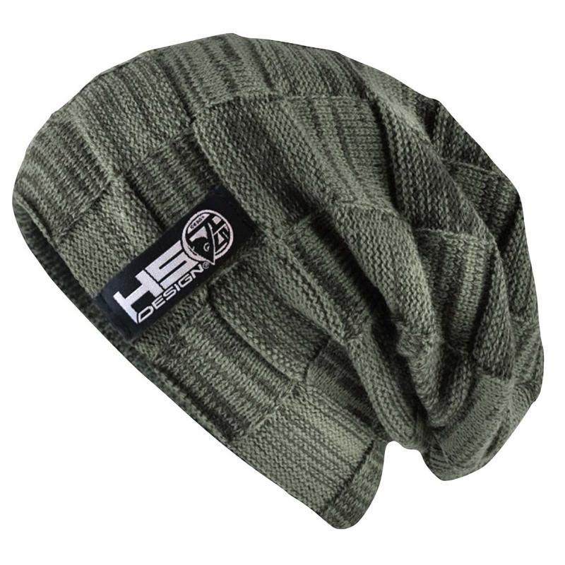 Hotspot Design Green beanie HSD with fur