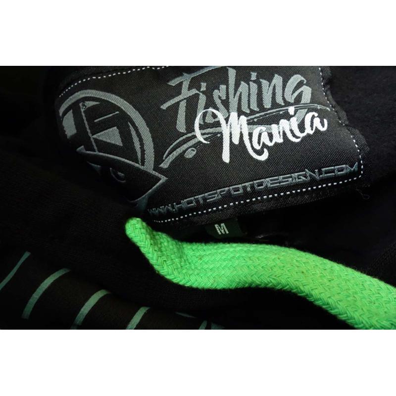 Hotspot Design Hoodie Fishing Mania Bass - Size M