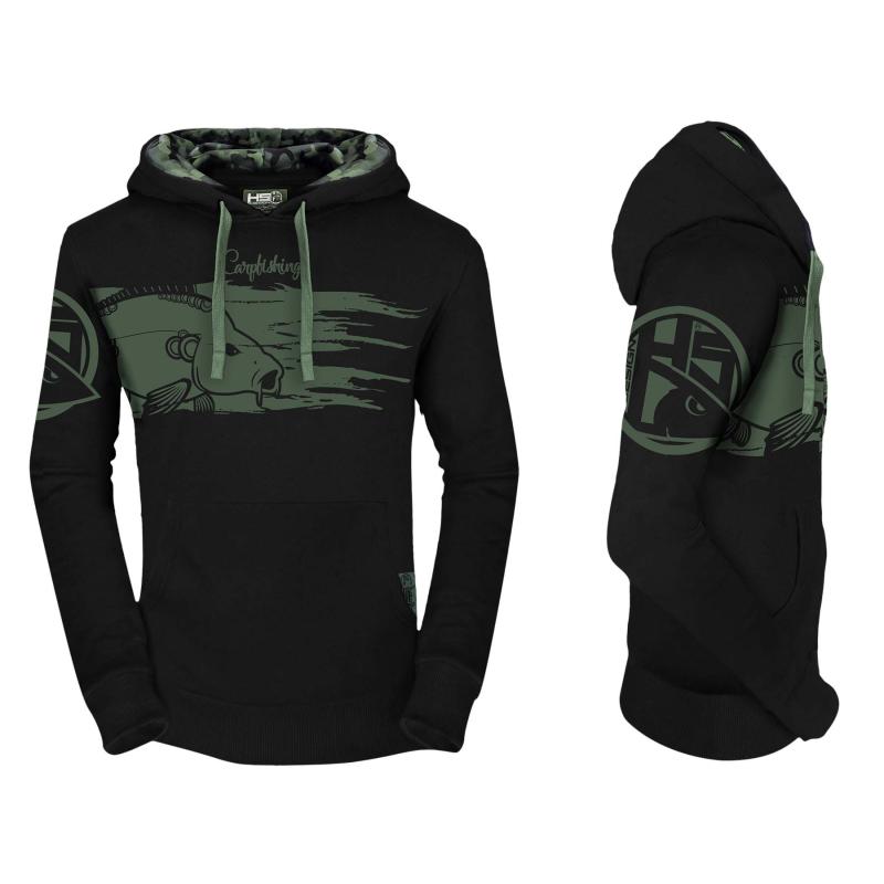 Hotspot Design Hoodie Carpfishing with camo detail - Size M