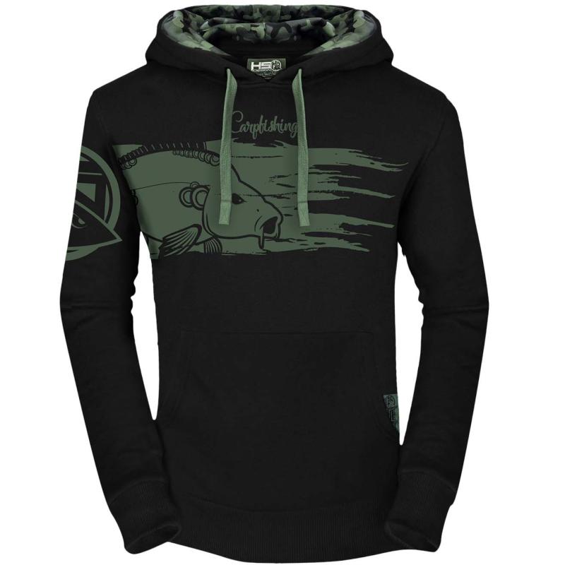 Hotspot Design Hoodie Carpfishing with camo detail - Size L