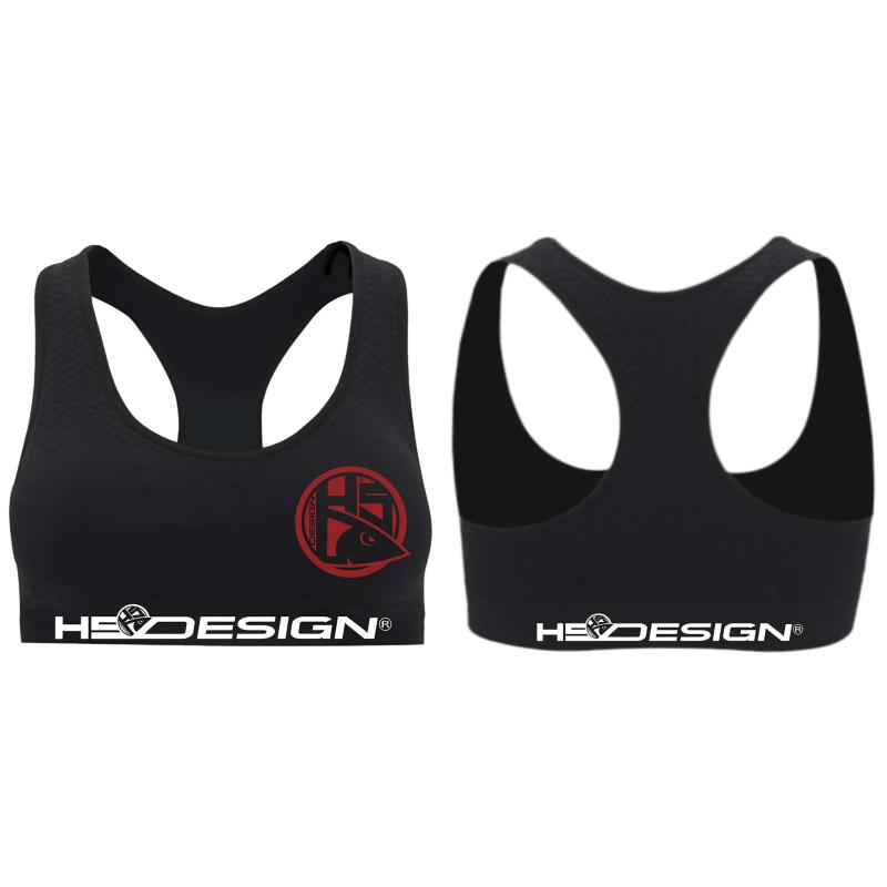 Hotspot Design Sport Bra red logo Size S