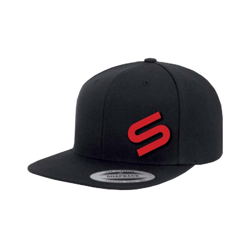 Sonik Black Snapback Icon Cap