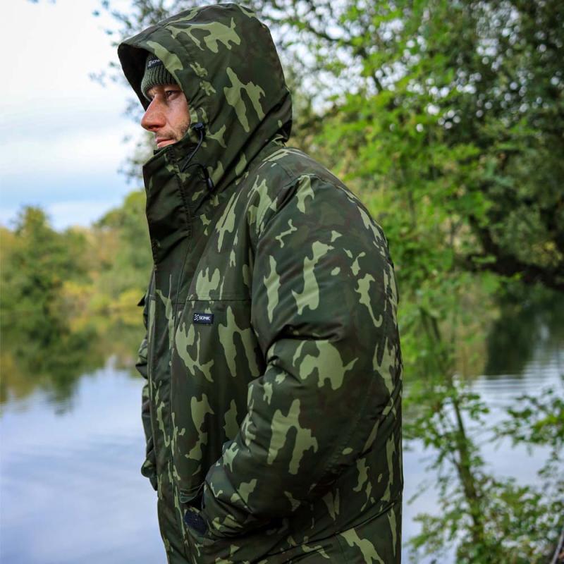 Sonik Heavy Weight Padded Jacket Camo-Xl