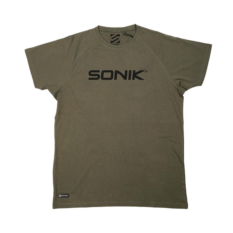 Sonik Raglan Tee Green-M