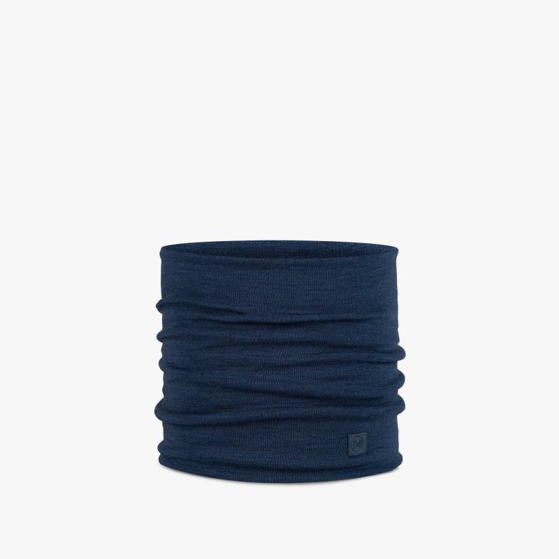 Buff Merino Heavyweight Neck Warmer Solid Night Blue