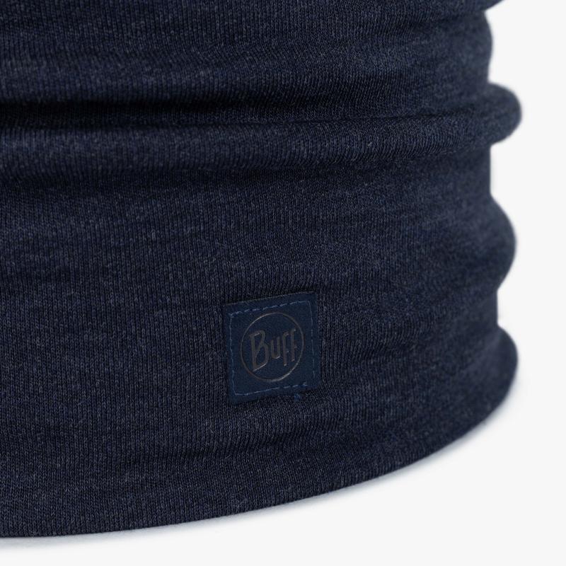 Buff Merino Heavyweight Neck Warmer Solid Indigo