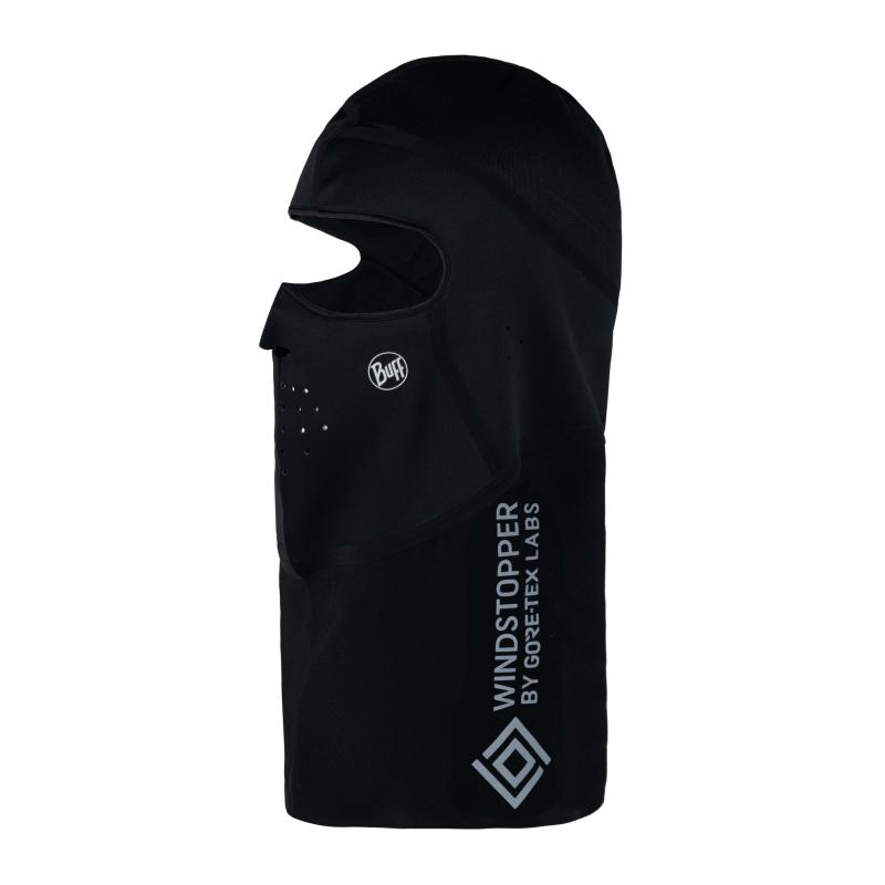 Buff Windproof Balaclava Solid Black S/M