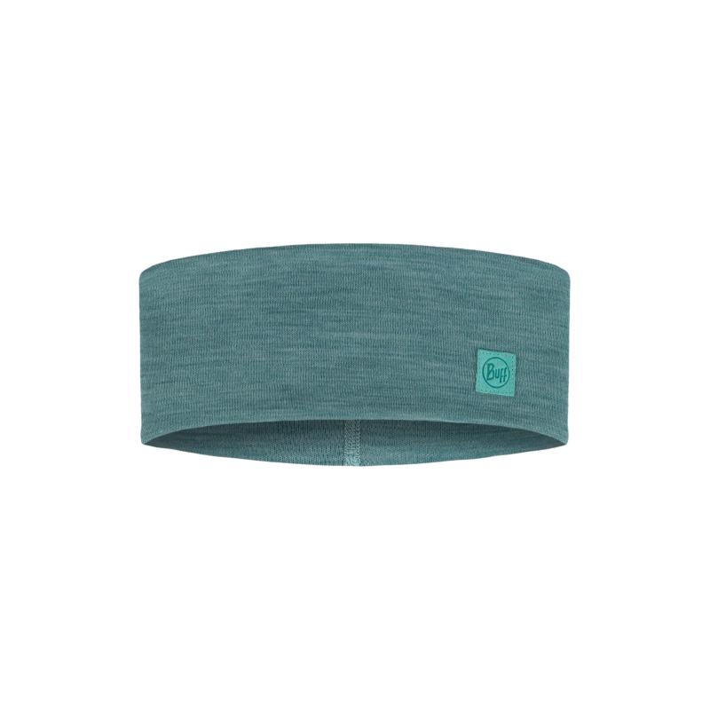 Buff Merino Wide Headband Solid Pool