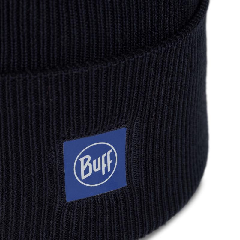 Buff Crossknit Beanie Night Blue