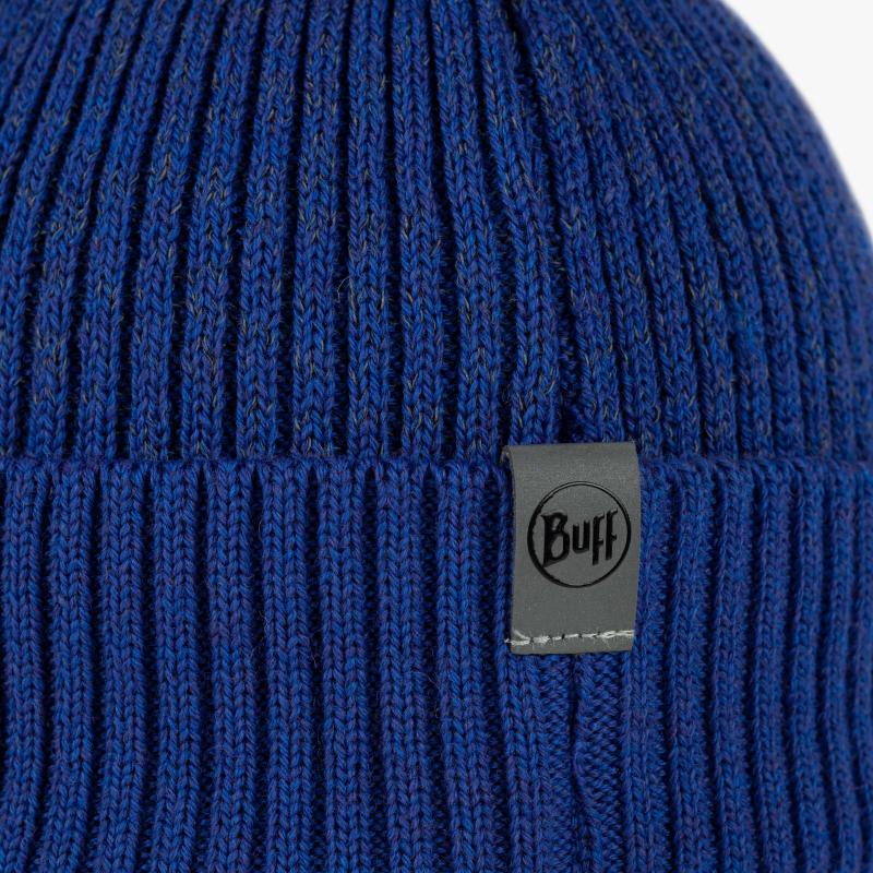 Buff Merino Active Beanie Solid Cobalt