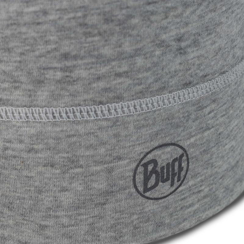 Buff Merino Lightweight Beanie Solid Light Grey