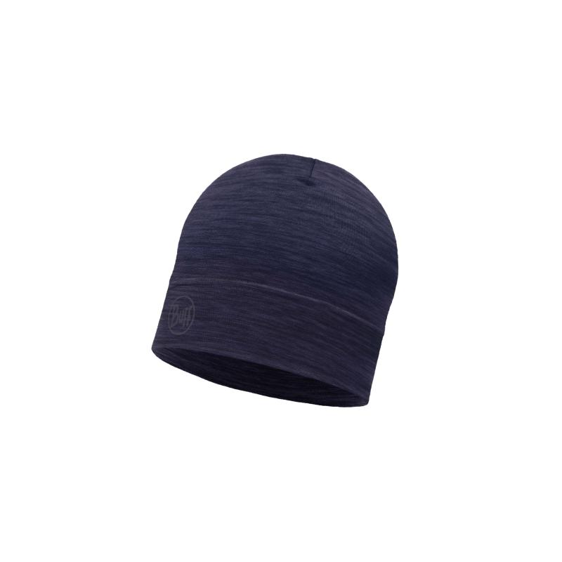 Buff Merino Lightweight Beanie Solid Denim