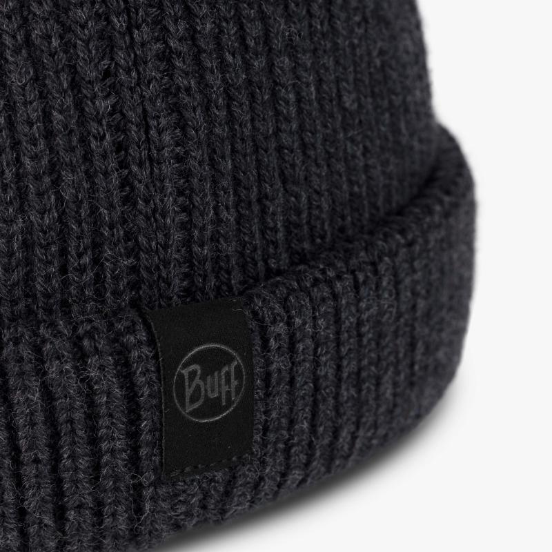 Buff Knitted Beanie Ervin Graphite