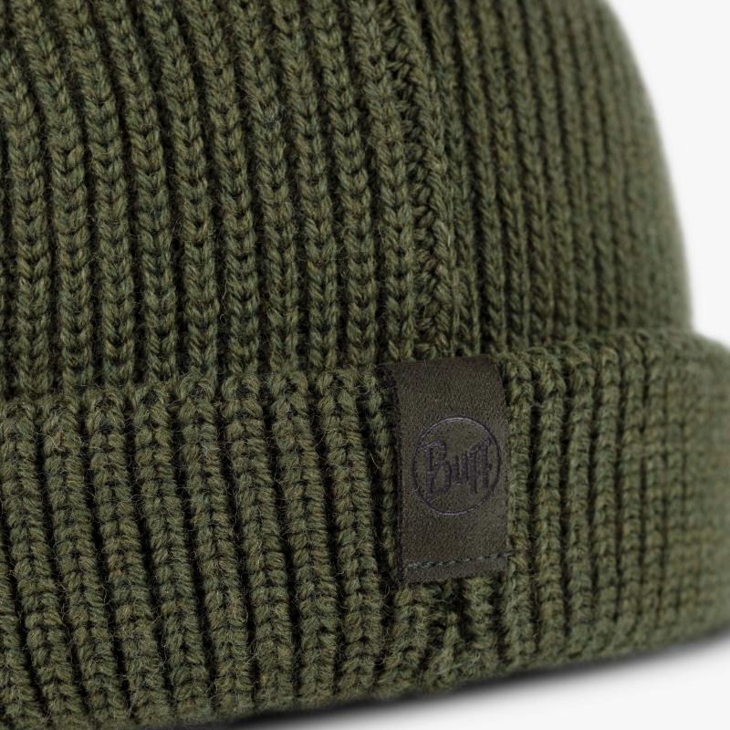 Buff Knitted Beanie Ervin Forest