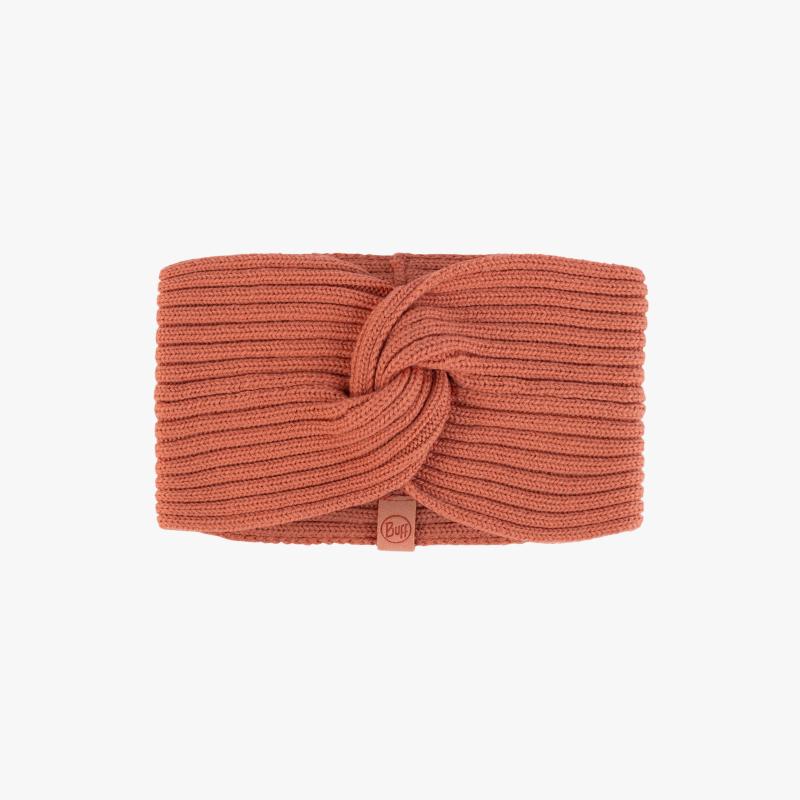 Buff Knitted Headband Norval Crimson