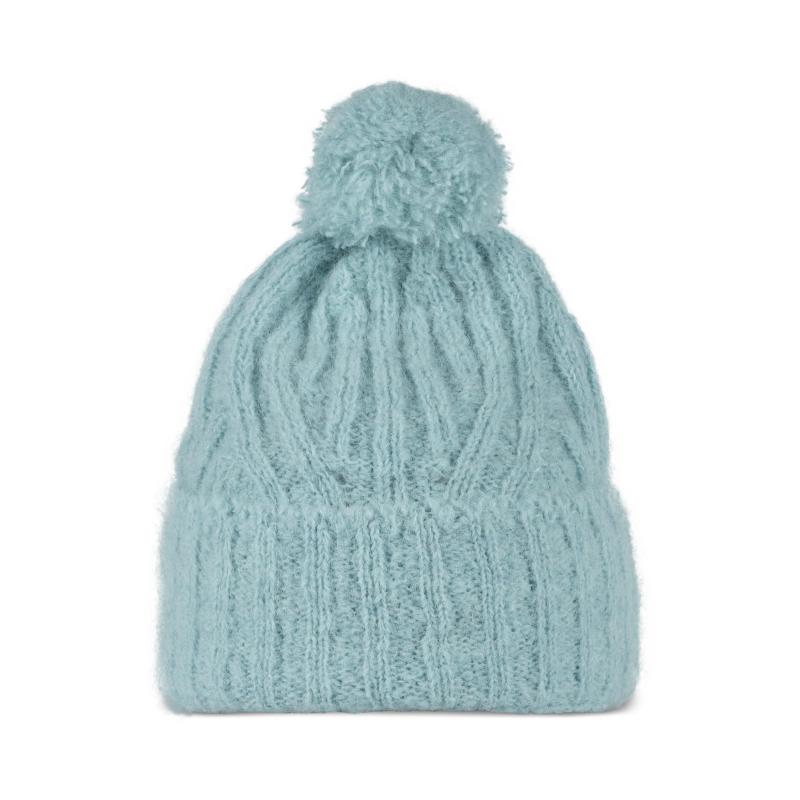 Buff Knitted Beanie Nerla Pool