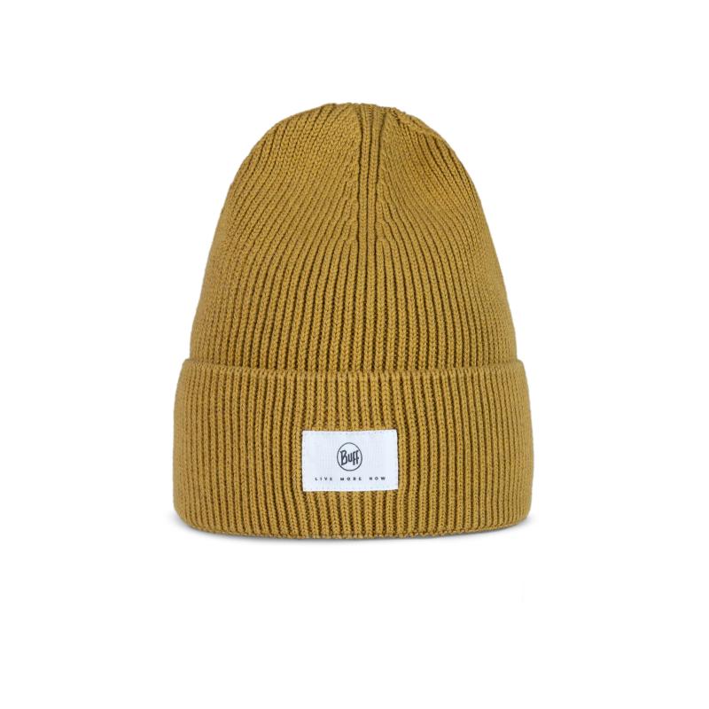 Buff Knitted Beanie Crisk Citronella