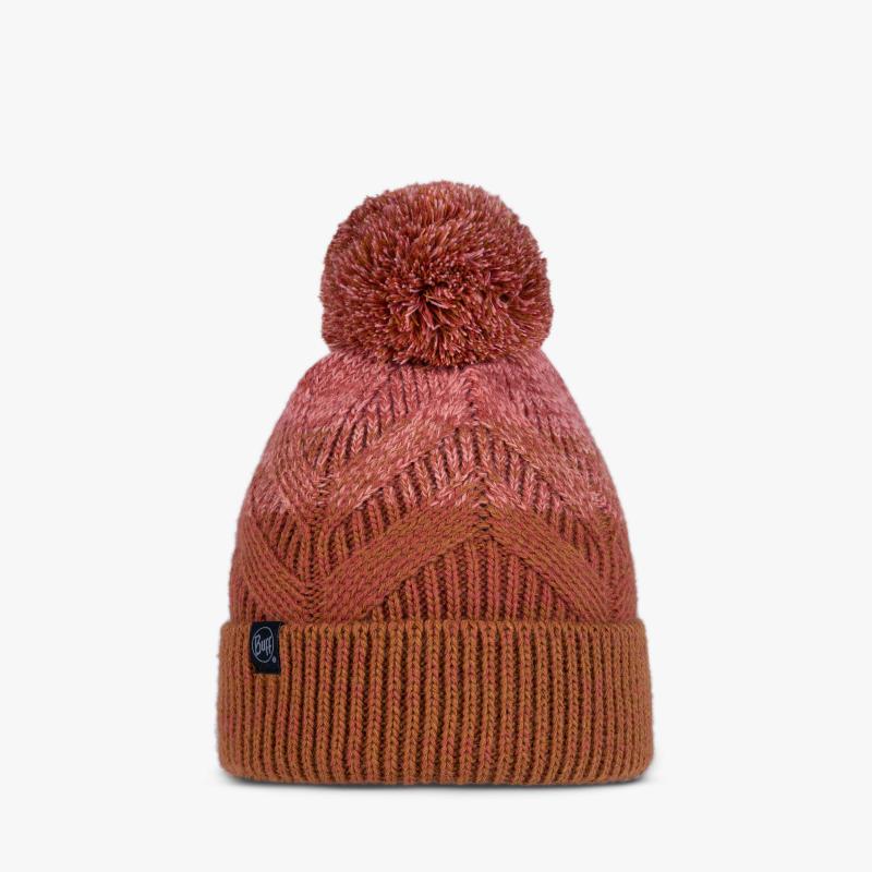 Buff Knitted & Fleece Beanie Masha Cinnamon