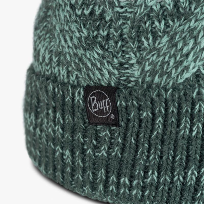 Buff Knitted & Fleece Beanie Masha Silversage