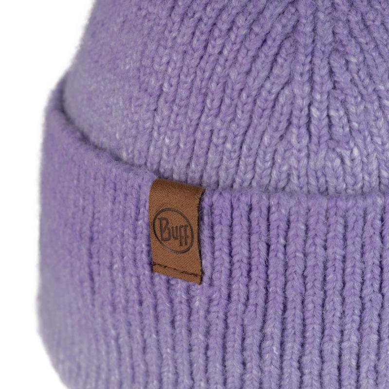 Buff Knitted Beanie Marin Lavender