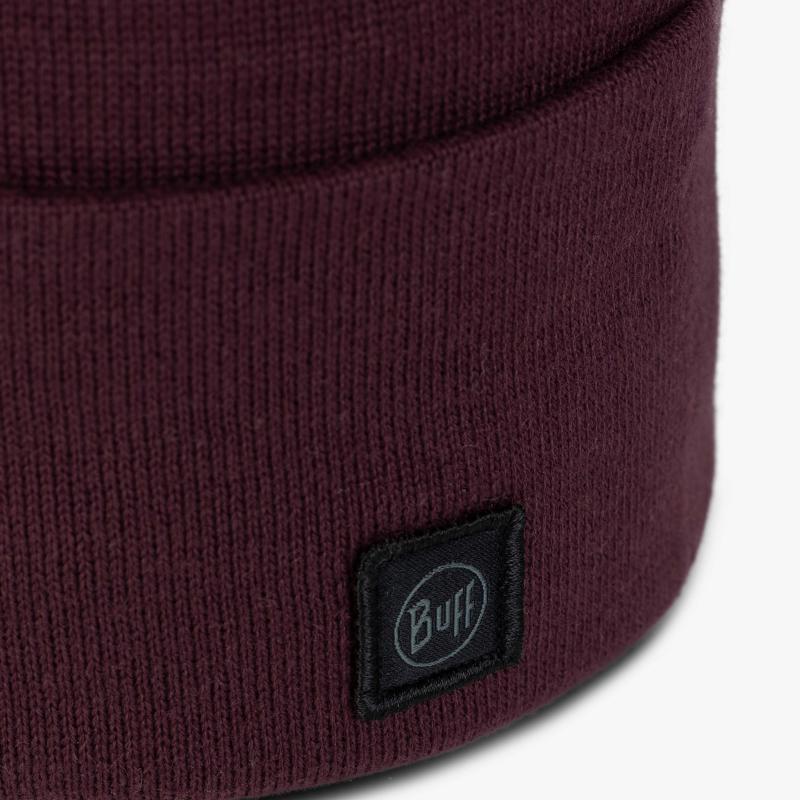 Buff Knitted Beanie Niels Evo Dahlia