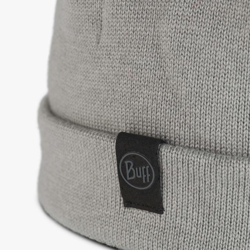 Buff Knitted Beanie Elro Grey