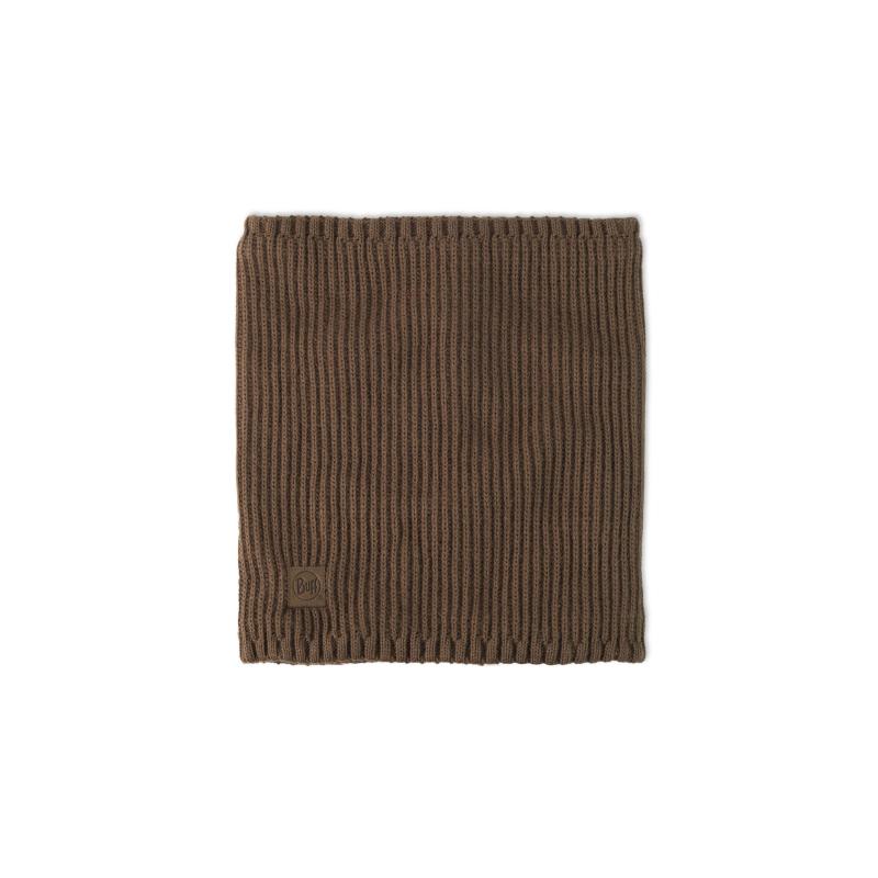 Buff Knitted & Fleece Neckwarmer Rutger Brindle Brown