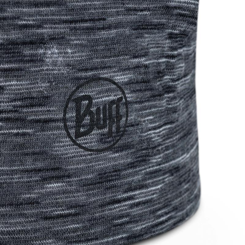 Buff Merino Lightweight Beanie Pansy-Graphite Multistripes