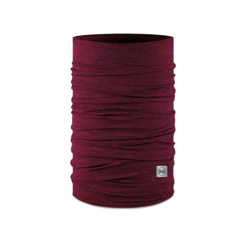 Buff Merino Lightweight Solid Solid Garnet