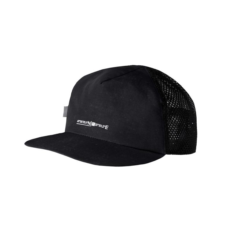 Buff Pack Trucker Cap Solid Black