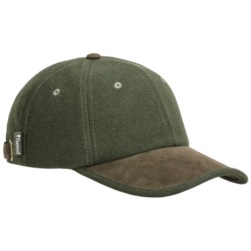 Pinewood Edmonton Exclusive Cap Mossgreen/Suede Brown Unisize