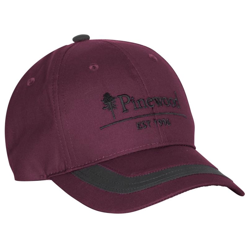 Pinewood TC 2-Colour Kids Cap Plum/D.Anthracite Unisize