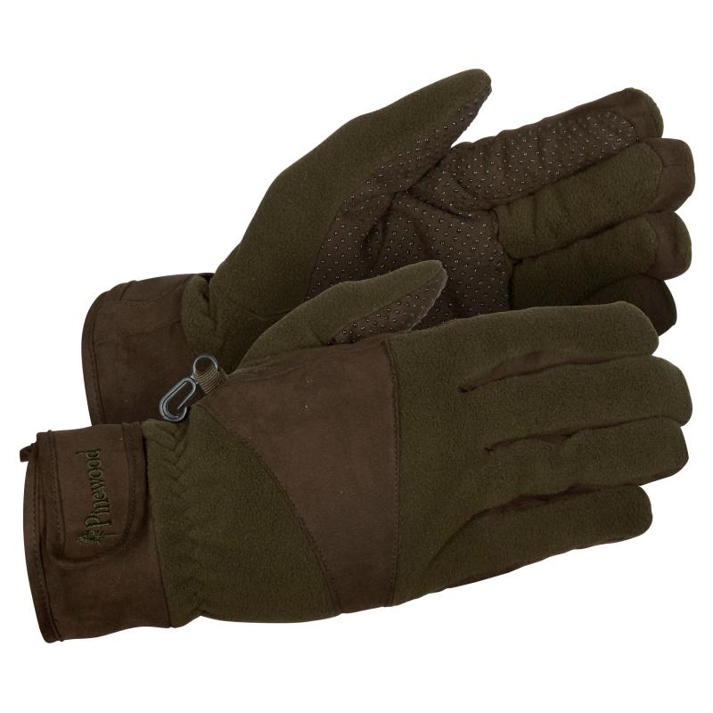 Pinewood Smaland Hunters Extreme Fleece Glove H.Brown/Suede Brown 6