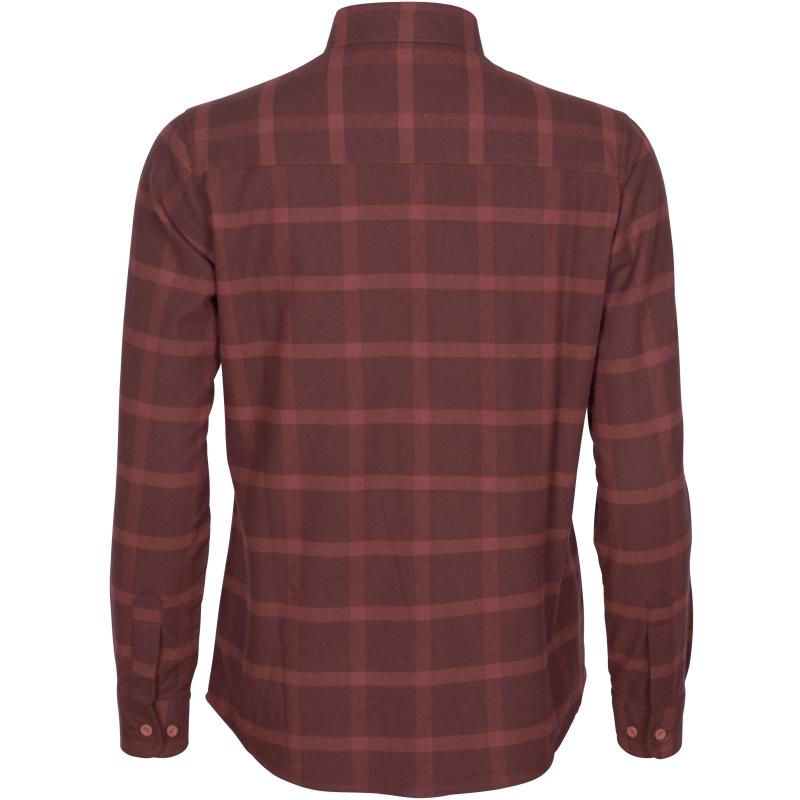 Pinewood Värnamo Flannel Women Shirt Earth Plum XS