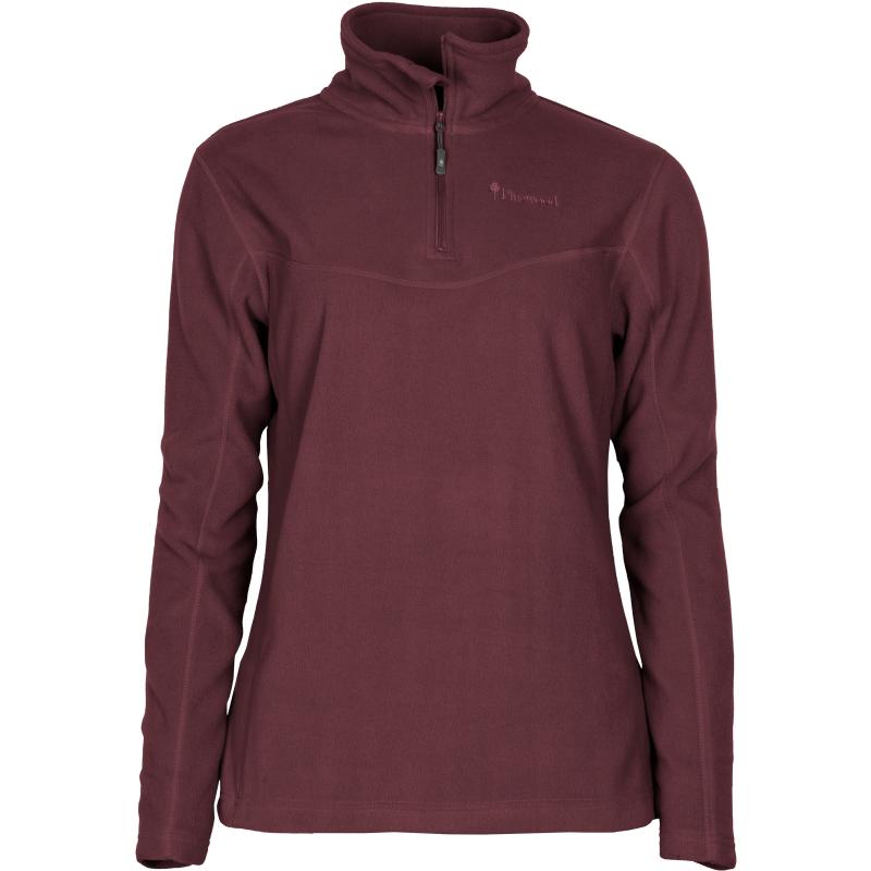 Pinewood Tiveden Fleece Women Sweater Earth Plum XS