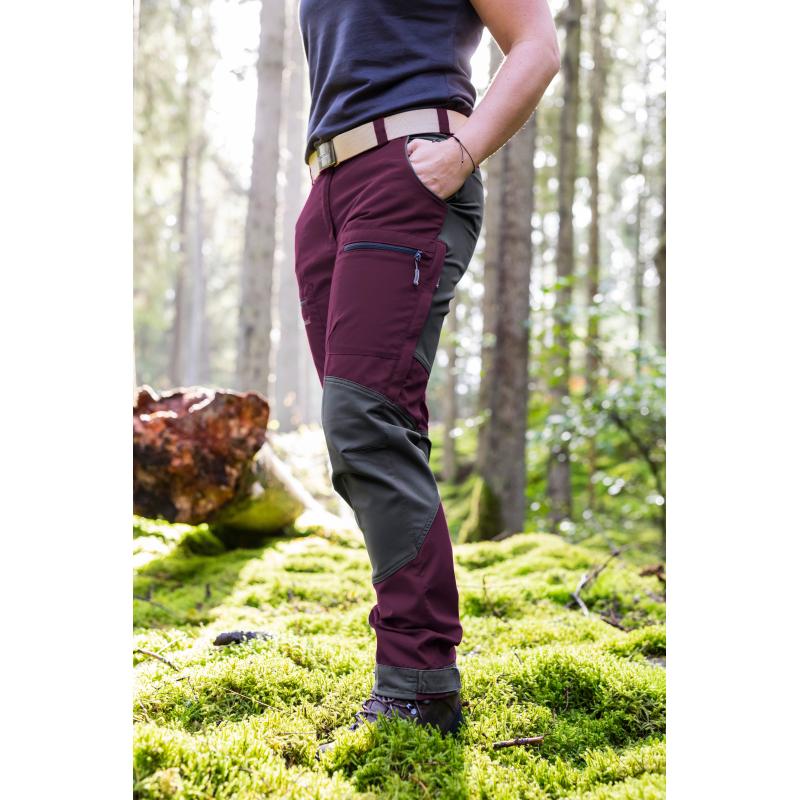 Pinewood Caribou TC Women Trouser  Plum/D.Anthracite S34