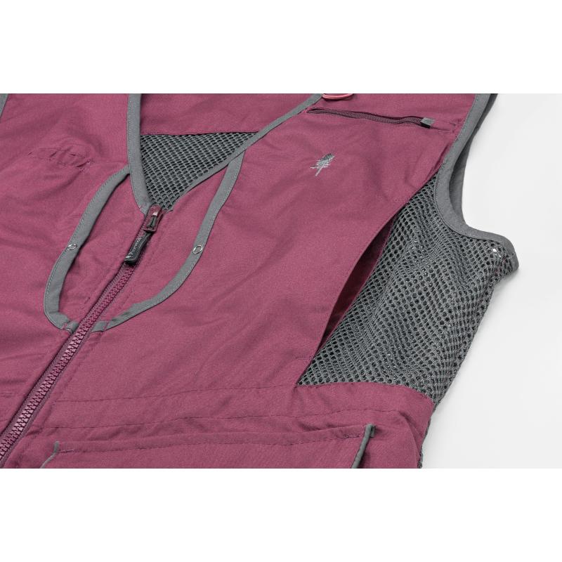 Pinewood Dog Sports 2.0 Women Vest Plum/D.Anthracite XS