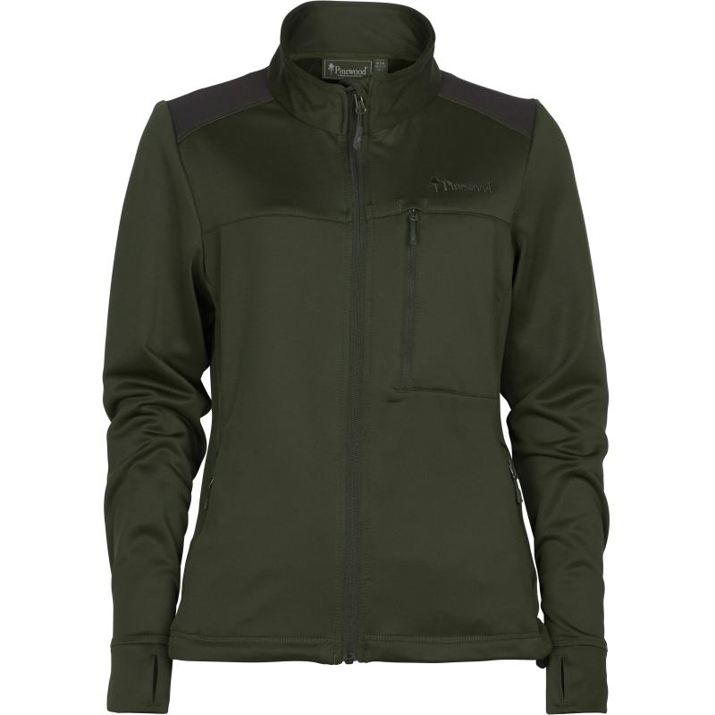 Pinewood Abisko Power Fleece Jacket Women Mossgreen XS