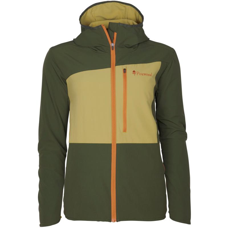 Pinewood Abisko Light Stretch Women Jacket Golden Hay/Mossgreen M