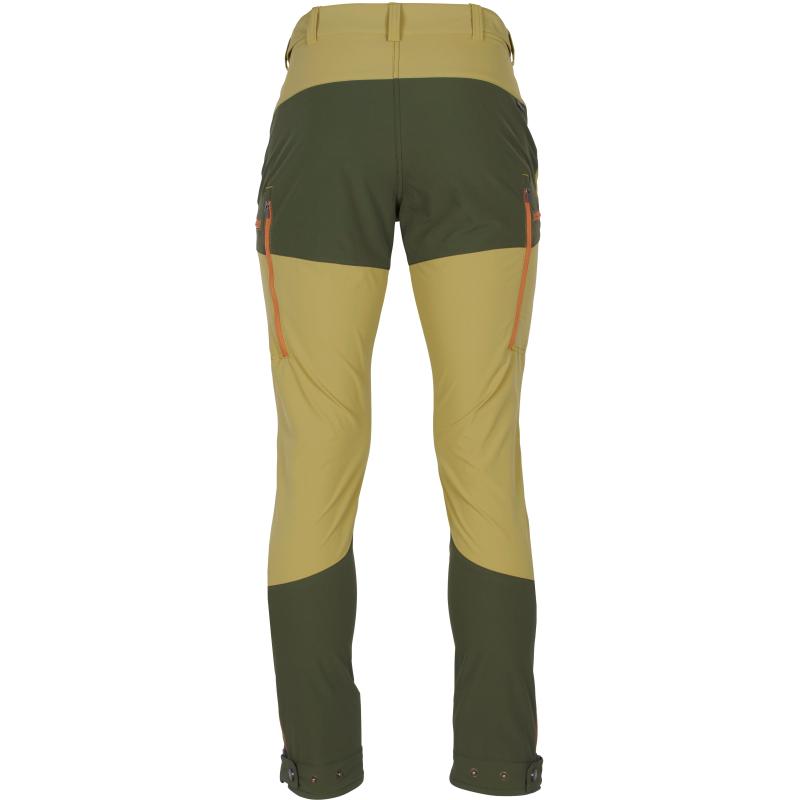 Pinewood Abisko Light Stretch Women Trouser Golden Hay/Mossgreen 34