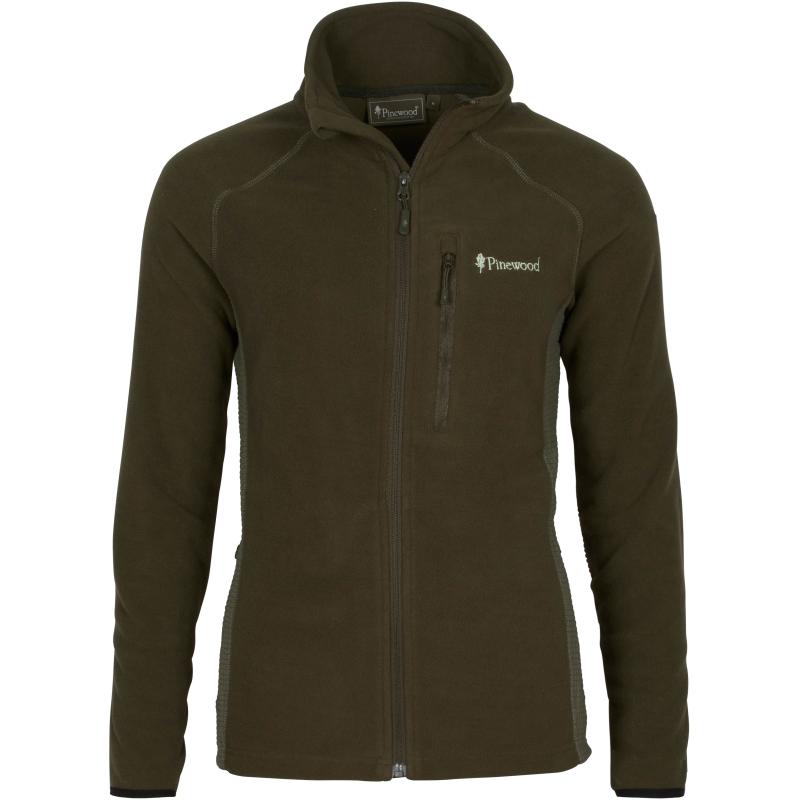 Pinewood Air Vent Women Fleece Jacket  D.Mossgreen XS