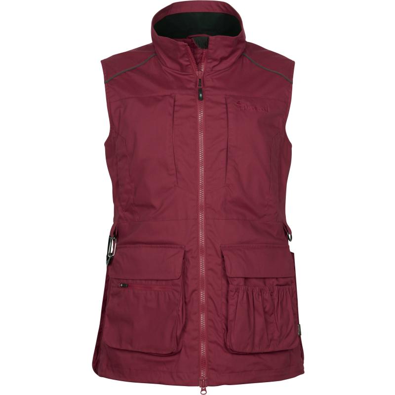 Pinewood Dog Sports Trainer Women Vest D.Tomato/D.Red S