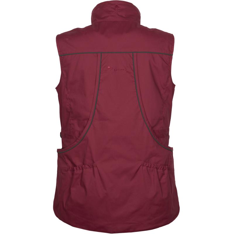 Pinewood Dog Sports Trainer Women Vest D.Tomato/D.Red S