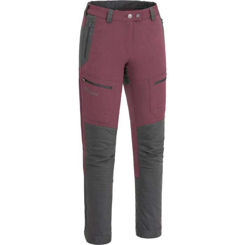 Pinewood Finnveden Hybrid Women Trouser Plum/D.Anthracite 34