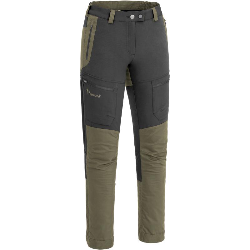 Pinewood Finnveden Hybrid Women Trouser Mid Green/D.Anthracite 36