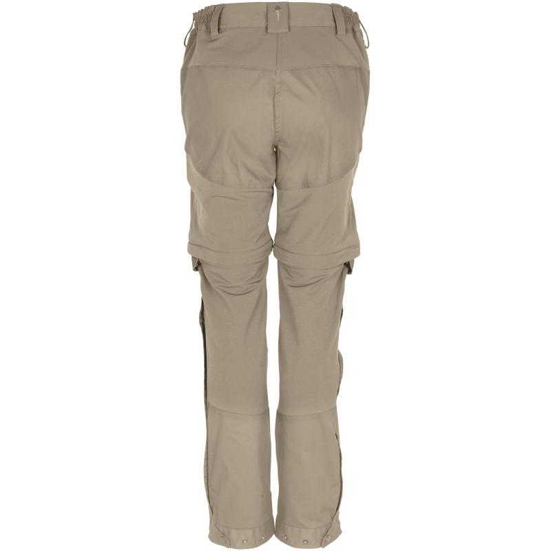 Pinewood Finnveden Hybrid Zip-Off Women Trouser L.Khaki 34