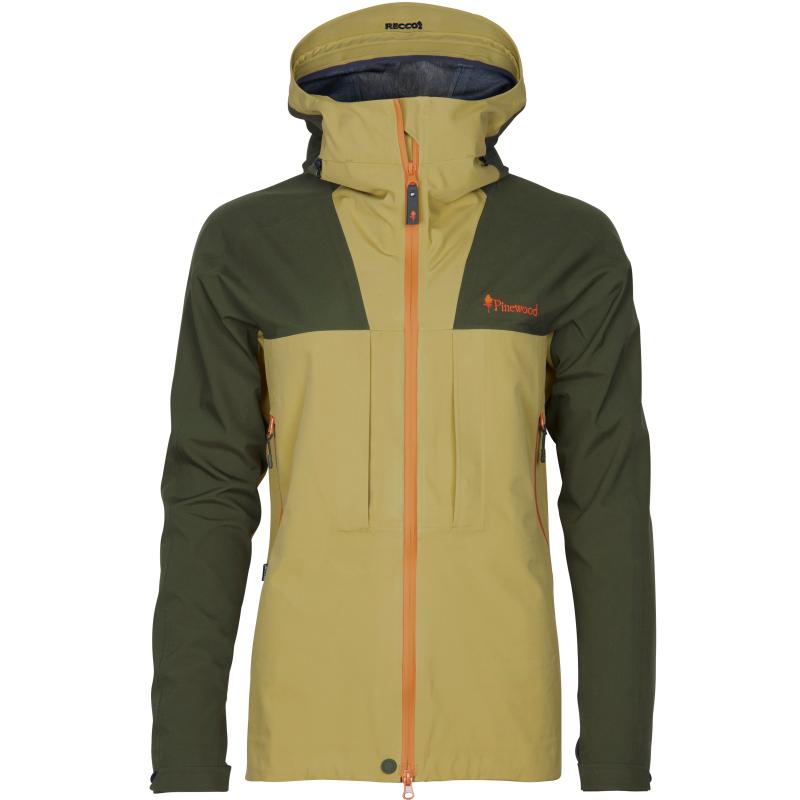 Pinewood Abisko Trekking 3L Women Jacket Golden Hay/Mossgreen S