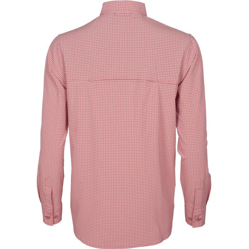 Pinewood InsectSafe Women Shirt Brick Pink/Offwhite XS