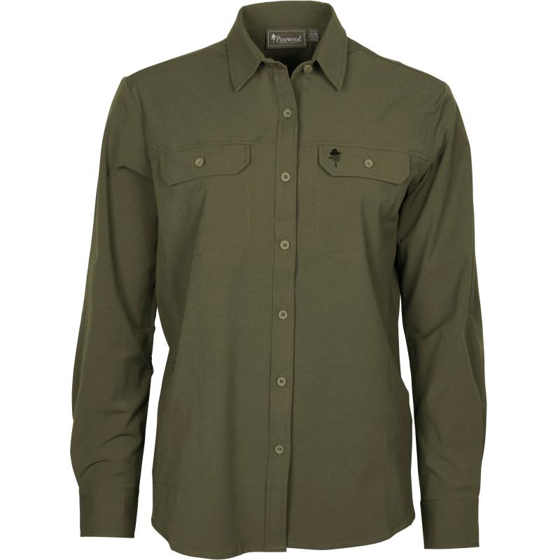 Pinewood Everyday Travel L/S Women Shirt Green XS