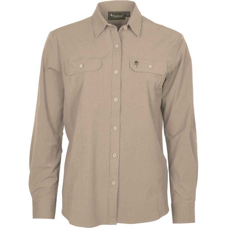 Pinewood Everyday Travel L/S Women Shirt Sand S